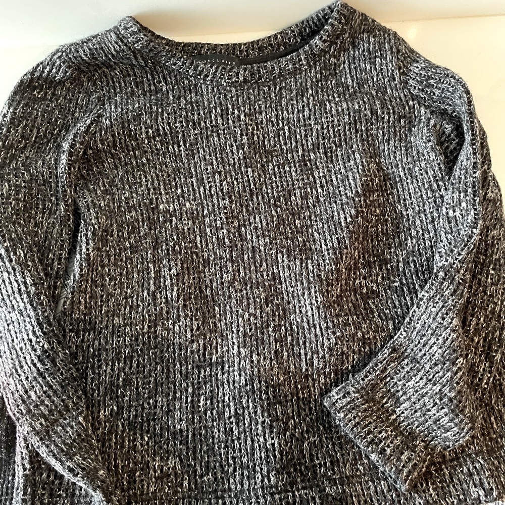 Sanctuary sweater with plaid lining